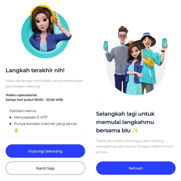 review aplikasi blu